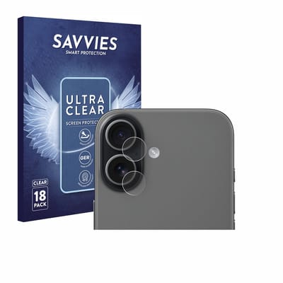 Savvies - Screenprotector voor Apple iPhone 17 (ALLEEN Camera Lens) - Folie Beschermfolie transparant 18 Stuks
