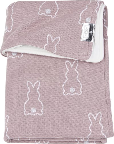 Meyco Baby X Mrs.Keizer Rabbit velvet wiegdeken - lilac - 75x100cm - 2.0 TOG
