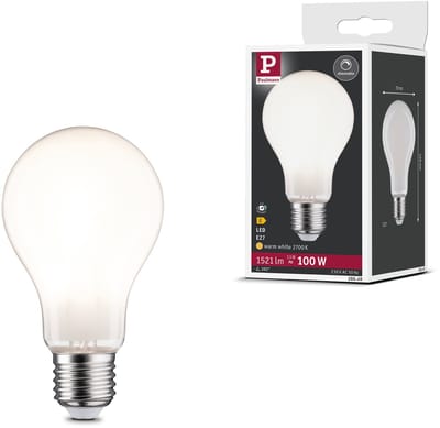 Filament 230 V LED-gloeilamp E27 1521lm 13W 2700K dimbaar Mat