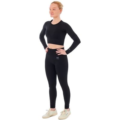 Xtreme Sportswear Dames Sportset - Sportlegging + Sport Croptop - Zwart-S