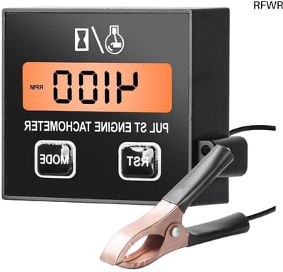 RFWR® Digitale Toerenteller en Snelheidsmeter met Urenteller voor Benzinemotoren