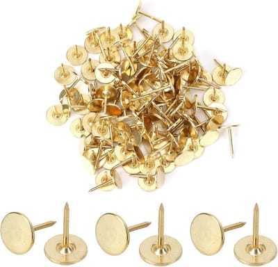 200x Zware Platte Prikspijkers voor Prikbord en Decoratie