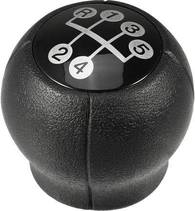 Dailygoods- Versnellingspookknop Ergonomisch Ontwerp - Pookknop - Universeel - Zwart - ABS Kunststof - Afmetingen 5,2x5 cm - Versnellingspook
