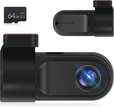 Auto Camera - Rijrecorder - Veilig Rijden - 150 Graden Lens - 64GB Kaart - Zwart
