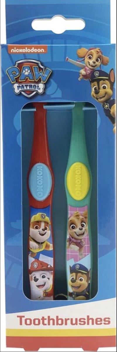Paw Patrol tandenborstel | set van 2 stuks