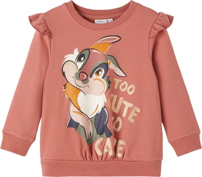 Name it sweater meisjes - roze - NMFann - maat 104