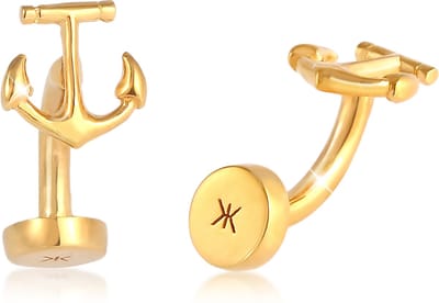 KUZZOI - Manchetknopen - Heren Manchetknoop Anker Symbool Maritiem Edel in 925 Sterling Zilver - Heren