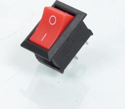 Interrupteur bouton rouge ON / OFF à encastrer Neuf pour moto scooter deux roues