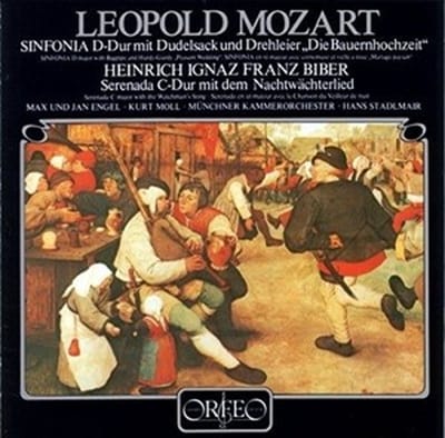 Kurt Moll, Jan Engel, Hans Sta - L.Mozart/Biber Bauernhochzeit (LP)