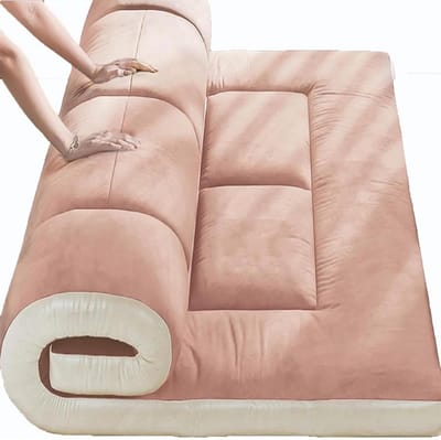 Japanse Futon Matras - Gastenmatras Oprolbaar - Kamperen en Slapen - Ergonomisch Ontwerp - 190 x 190 cm - Niet gespecificeerd