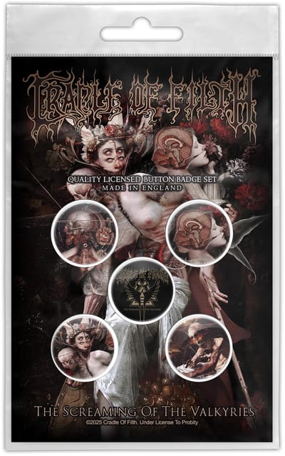 Cradle of Filth - The Screaming of the Valkyries - Button - 5-pack