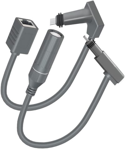 SPHProducts - RJ45-adapter - Mannelijk naar Vrouwelijk - Waterdichte kabel - 24AWG - 1200 Mbps - Geschikt voor Starlink - 2 stuks