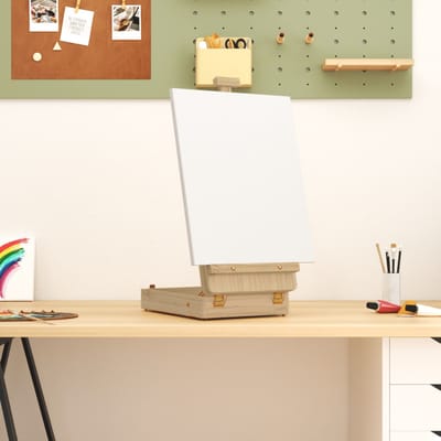 vidaXL - Tafelezel - 27x43x68 - cm - massief - grenenhout