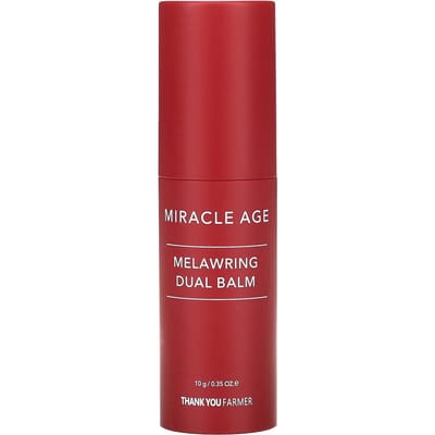 DANK JE WEL BOER Miracle Age Mela-Ring Dubbele Balsem 10g - Verhelderende & Anti-Rimpel Multi-Stick