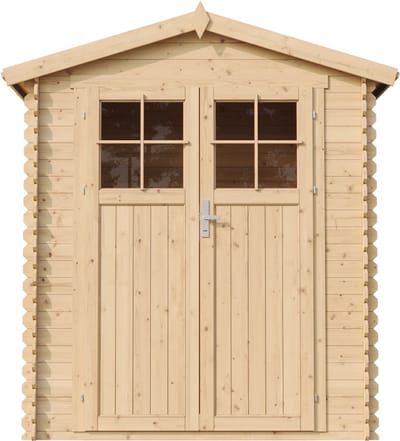Timbela M367F - Houten tuinhuis - 1,98 m² - 136x196xH218 cm - zonder vloer