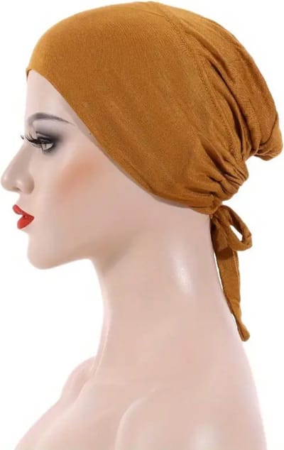 Bovista Hoofddoek - Hijab - Dames - Abaya - Sjaal - Islamitische Kleding - Moslim Kleding - Alhamdulillah - Okergeel