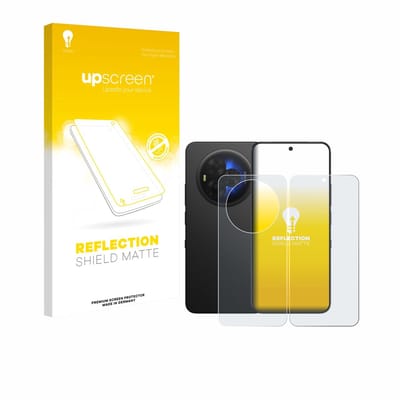 upscreen - Screenprotector voor TCL NXTPAPER 60 Ultra (Voor+Achter) - Folie Beschermfolie anti glare matte
