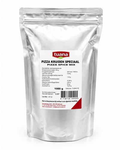 Tuana Kruiden - Pizza Kruiden Speciaal - Tuanashop - KZZ020