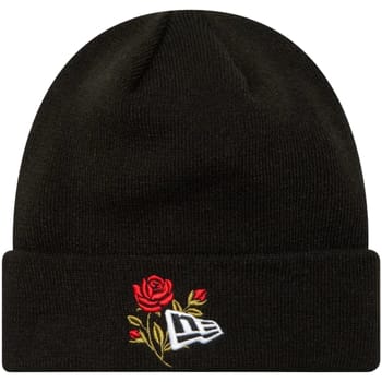 New Era Rose Icon Cuff Knit Beanie Hat 60580728, Unisex, Zwart, Muts, maat: OSFM