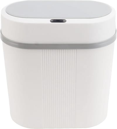 Touchless Prullenbak 12L met Sensor en Deksel voor Keuken, Badkamer en Kantoor - Slimme en Hygiënische Oplossing voor Huis en Kantoor