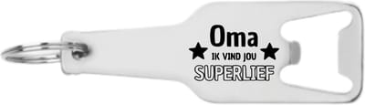 Akyol - oma ik vind jou superlief flesopener - Oma - familie - cadeau - 105 x 25mm