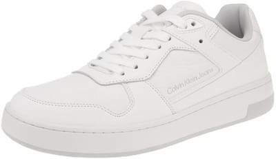 Calvin Klein YM0YM00867 Basket Cupsole Low - Heren Sneaker - 0K4-Triple-B.White