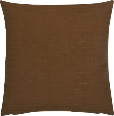 Uneven Stitching Henna Bruin Kussen -45 X 45