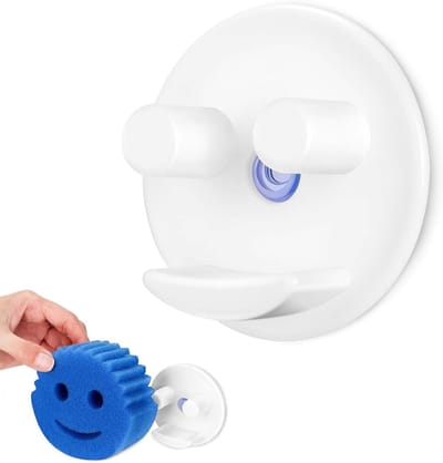 Dailygoods- Scrubsponshouder slimme opslag - Organiseer gootsteen - Antislip ontwerp - Bevorder afvoer - Houdt sponzen droog - Verlengt levensduur sponzen - Sponshouder