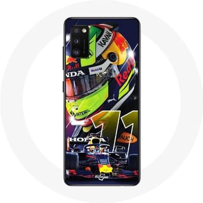 Samsung Galaxy A41 hoesje Formule 1 Sergio Pérez F1-coureur