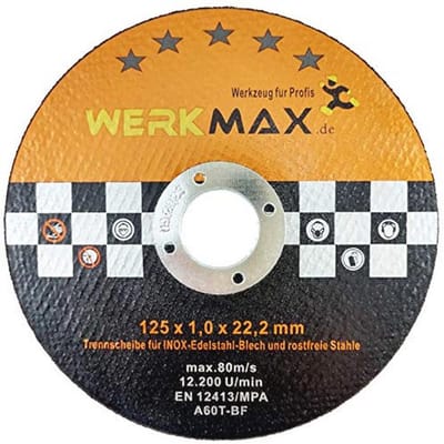 Extra Dunne Doorslijpschijven 125 x 1 mm - 30 Stuks voor Metaal en Roestvrij Staal