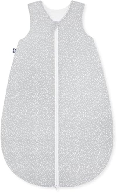 Zachte babyzomerslaapzak 0,5 TOG – wasbaar op 60 °C, Tiny Squares Grey, 56/62
