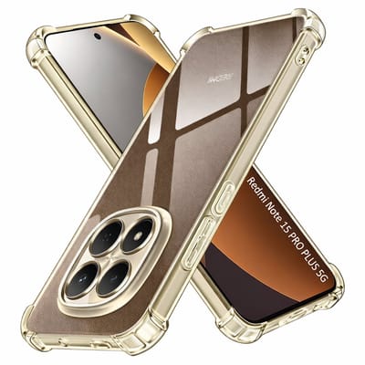 Hoesje geschikt voor Xiaomi Redmi Note 15 Pro Plus 5G backcover Shockproof siliconen Transparant