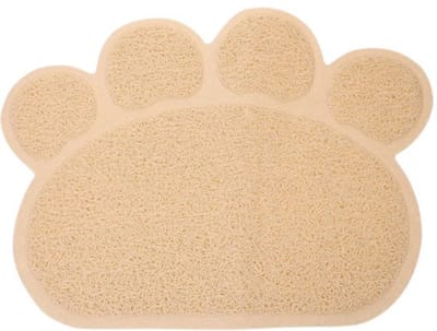 Bovista Kattenbak Mat - Katten Mat - Grit Opvanger - Schoonloopmat Kattenbak - Kattenbak Uitloopmat - Kattenbak Matje - Cat Litter Mat - Kattengrit - Beige - Maat M