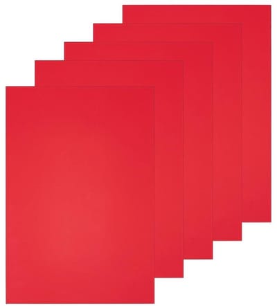 Acryl Platen - Kunststof Platen Gietplaten - Doe-het-zelf Projecten - Transparant Rood - 120 x 180 mm - Rood