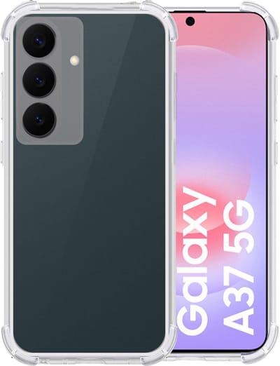 Hoesje geschikt voor Samsung Galaxy A37 - Anti Shock siliconen Backcover - Arara Hoesje - transparant