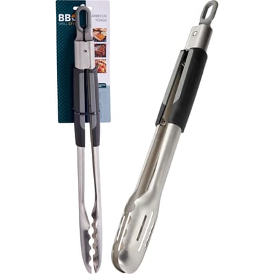 RVS BBQ Tang - 42 cm - - - -