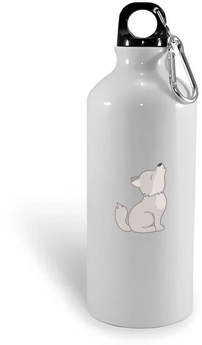 Hacebo® - Wolven waterfles - Wolf - Dieren liefhebbers - Honden - husky - dierendag - water fles - 400ML