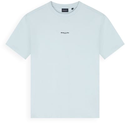 Ballin Amsterdam - Jongens Loose fit T-shirts Crewneck SS - Light Blue - Maat 8