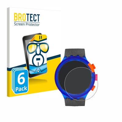 BROTECT - Screenprotector voor Swatch Neon Party - Folie Beschermfolie transparant 6 Stuks