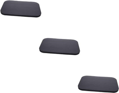 Beschermende Mat - Kniekussen Tuin - Buiten Klussen - Set van 3 stuks - 29 x 19 cm - Zwart