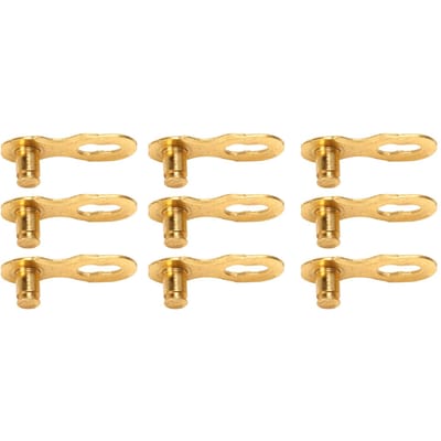 10 Paar Fietsketting Connector 10 Snelheid Ketting Schakel Connector Fietsketting Reparatie Gereedschap voor Racefietsen Mountainbikes Goud