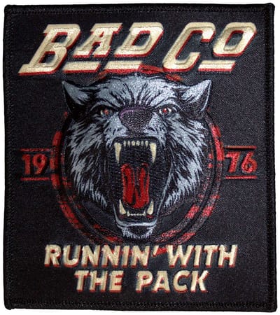 Bad Company - Runnin' With The Pack Patch - Zwart/Multicolours