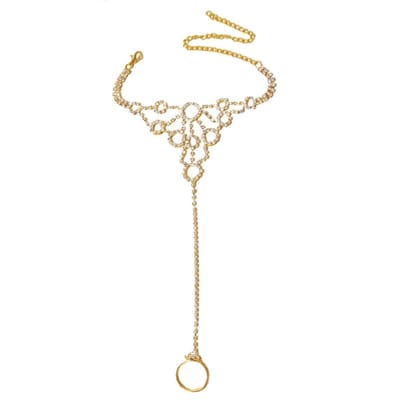 Allecto - Barefoot Sandals voor Dames - Verstelbare CZ Enkelbandjes - Stralende Strandaccessoire - Comfortabel en stijlvol - Perfect voor zonnige d...