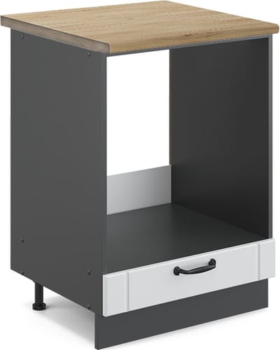 Vicco Fame-Line Ovenombouwkast – 60 cm, WB Eik Wit Landhuis