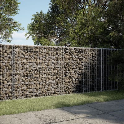 vidaXL - Schanskorf - 200x100x100 - cm - gegalvaniseerd - ijzer - zilverkleurig