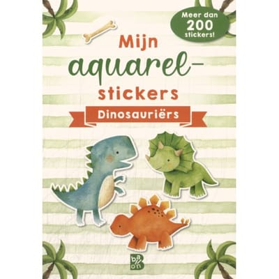 Mijn Aquarelstickers Dinosauriërs