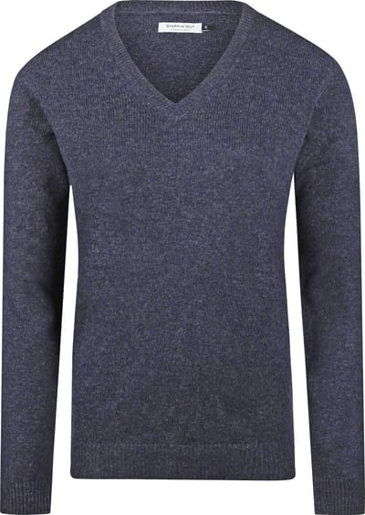 Steppin' Out Damestrui V-hals Lamswol Donkerblauw (navy) - Maat S - Heren