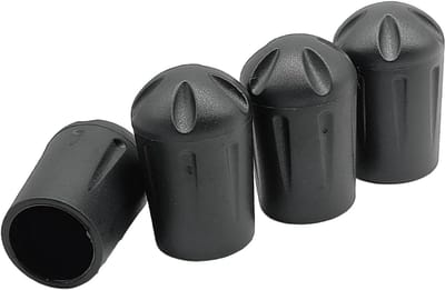 Stoelvoethoezen - Vloerbeschermers Meubels - Krassen Voorkomen - Robuuste Structuur - 18 cm - Zwart