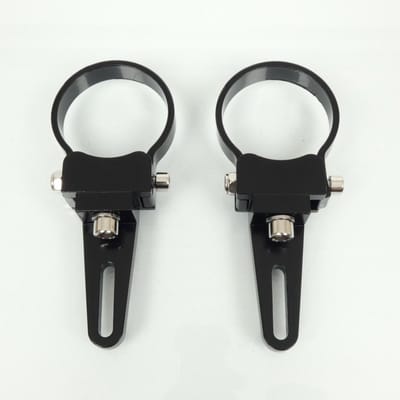 Patte support feu optique alu Sifam Ø50mm / L 79mm pour deux roues moto Neuf