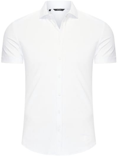 MI PIACE - Travel Men Short-Sleeve Shirt 2022 White - Maat : L